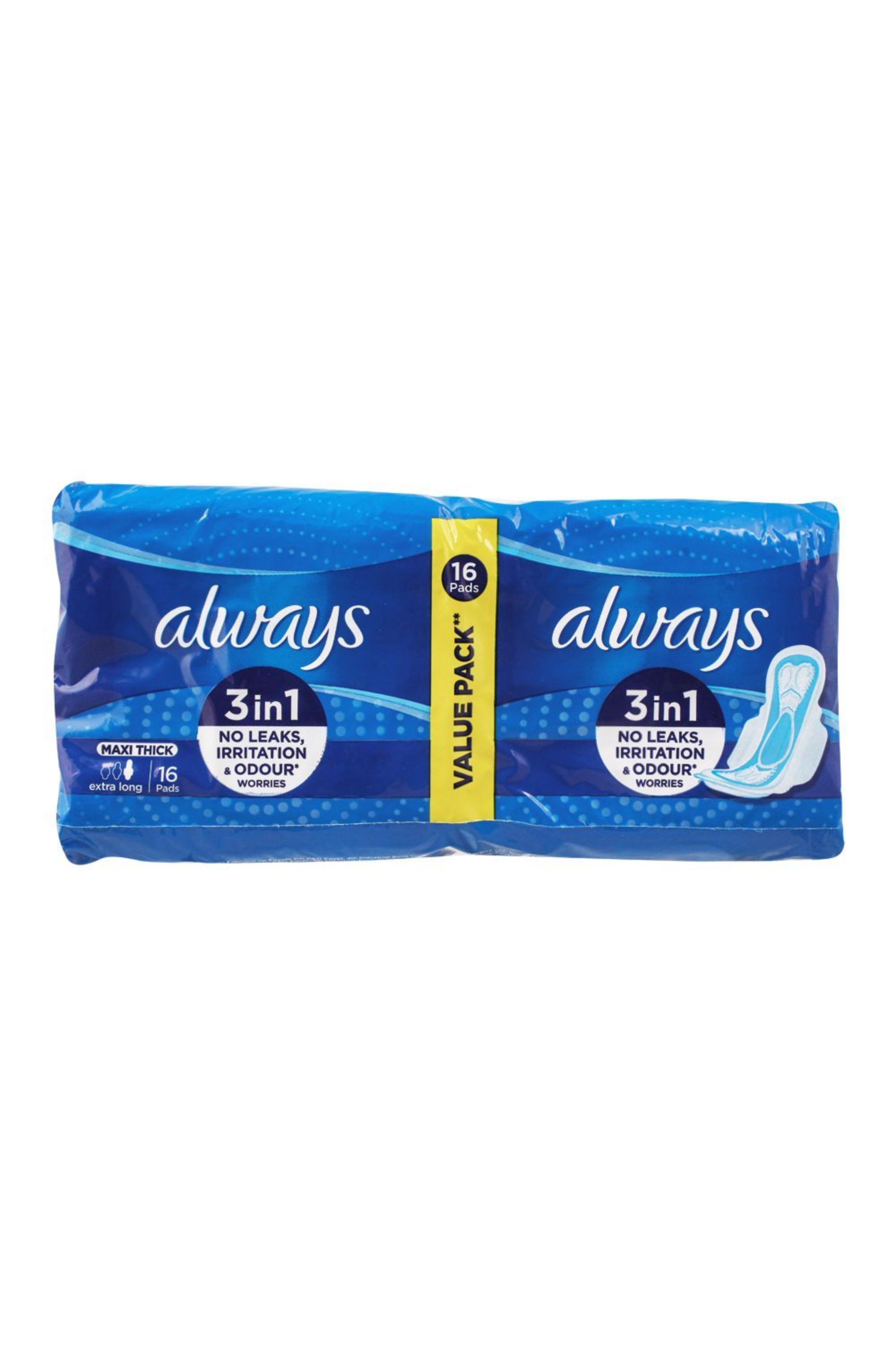 ALWAYS MAXI NIGHT PADS EXTRA LONG 16*8'S