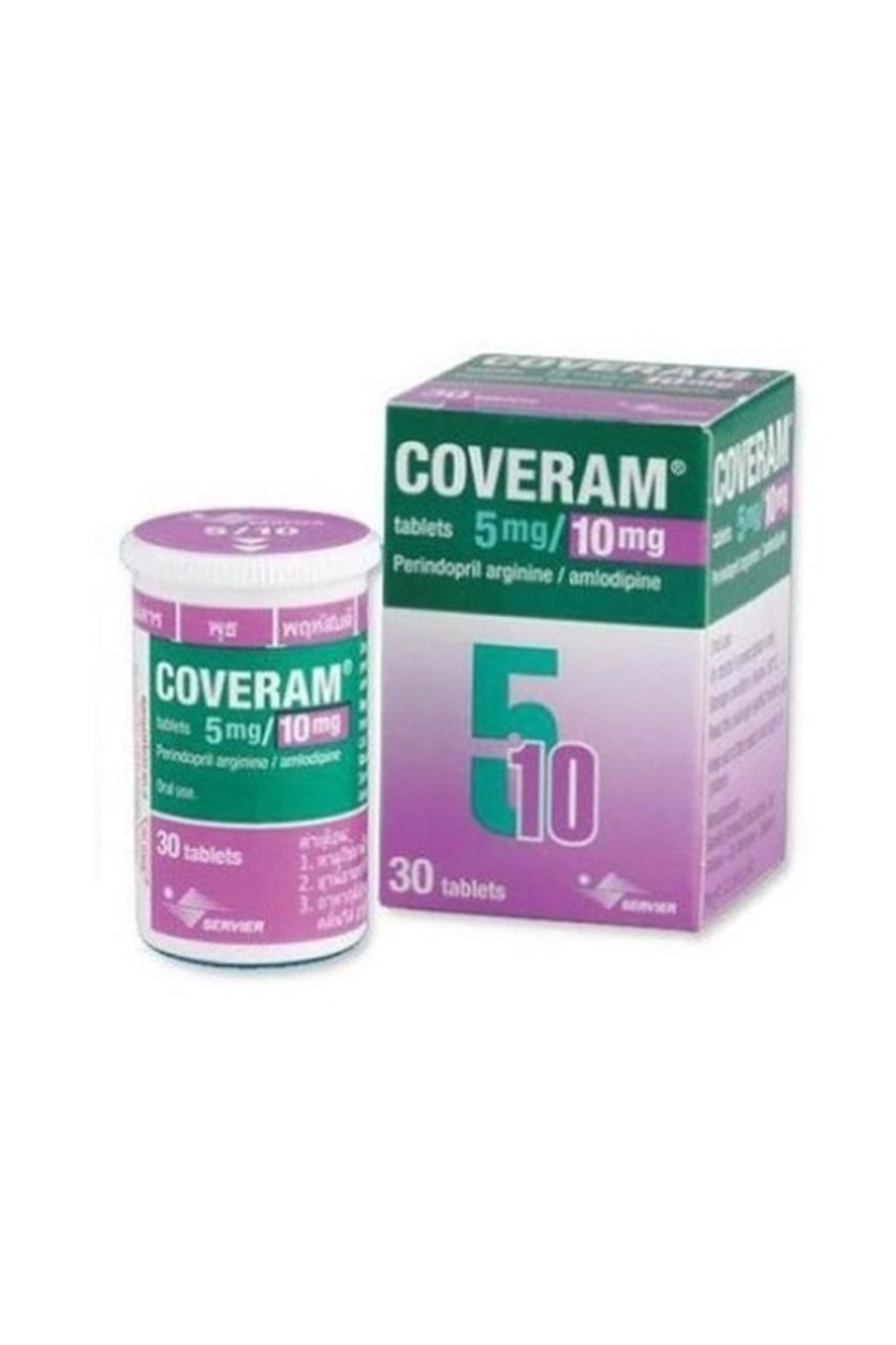 COVERAM 5MG/10MG TABLET X 30'S