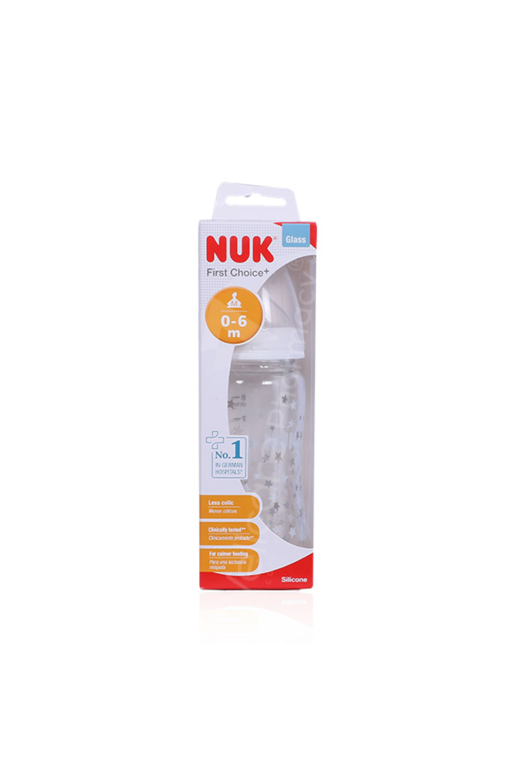 NUK FC PLUS BOTTLE GLASS 120ML (10747092)