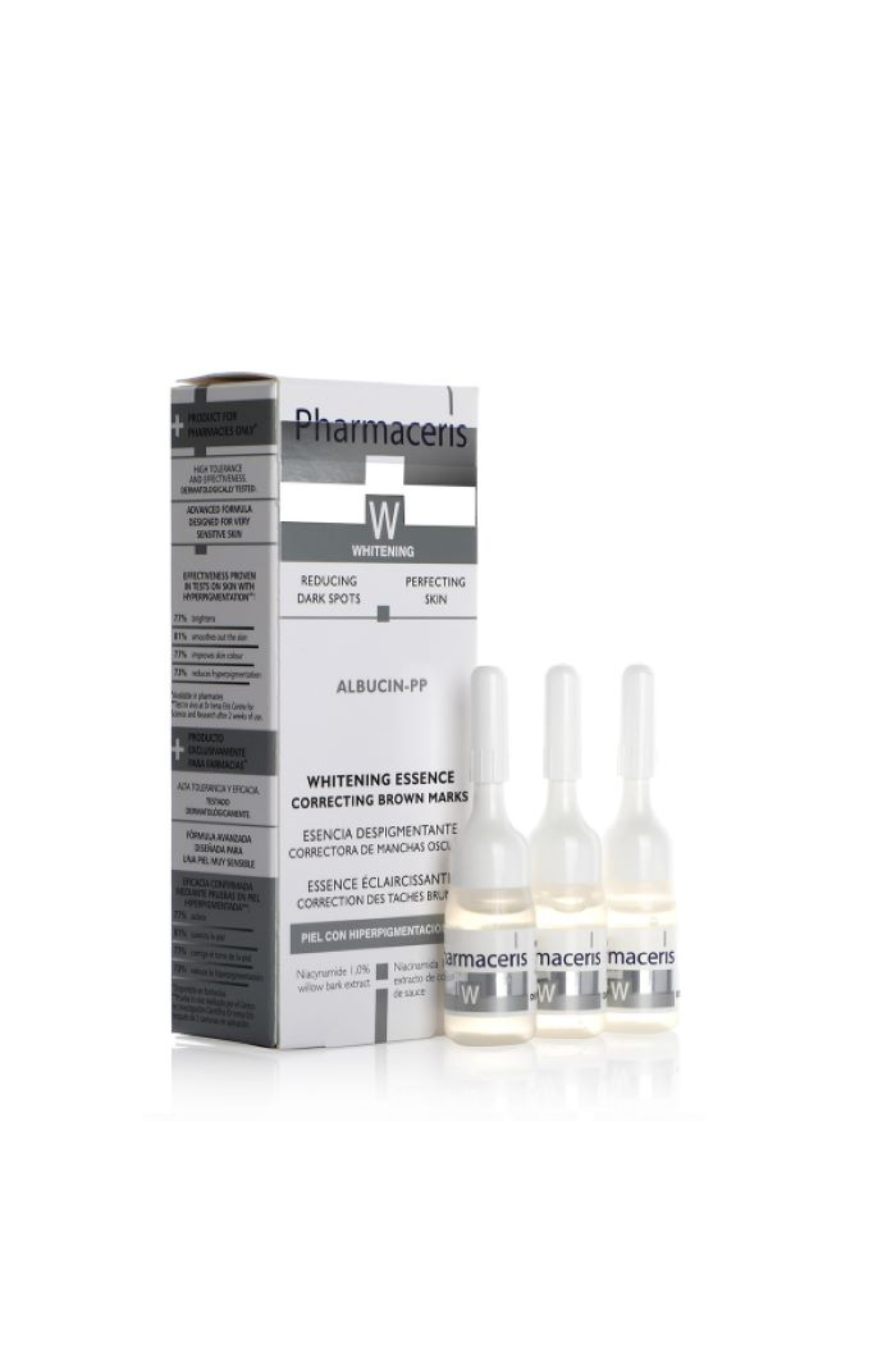 PHARMACERIS ALBUCIN-PP WHITENING ESSENCE  3 X 4ML