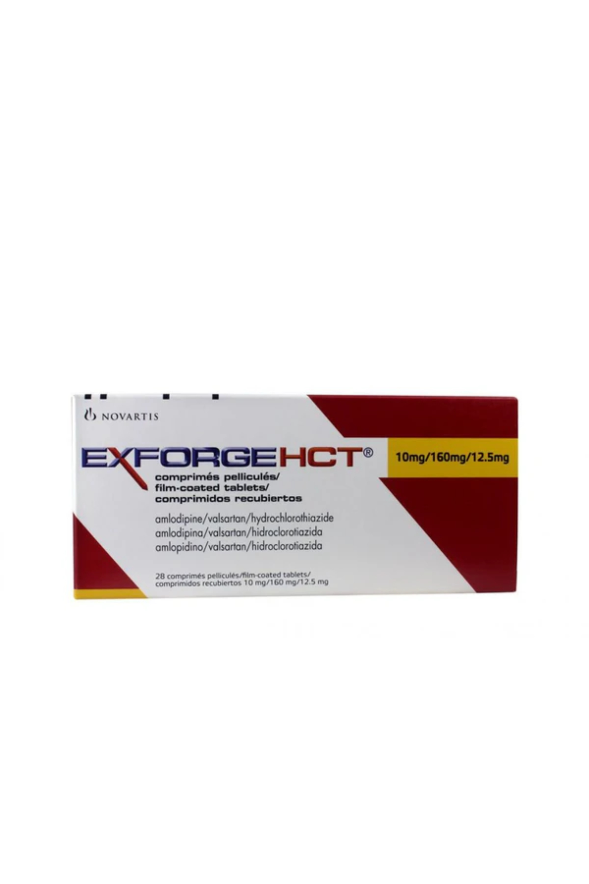 EXFORGE HCT 10MG/160MG/12.5MG TAB 28'S