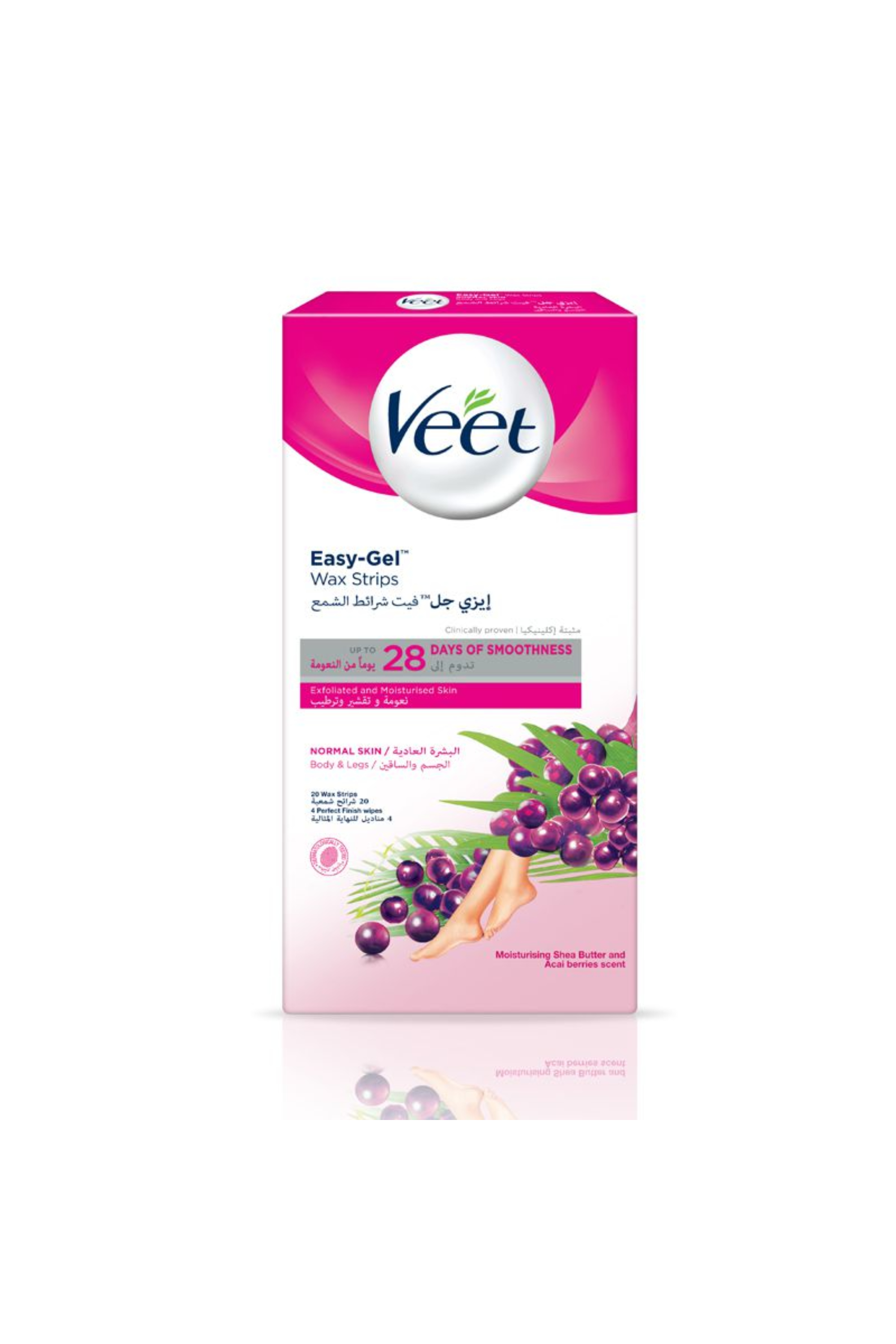 VEET COLD WAX STRIPS NORMAL SKIN 20'S (02800)