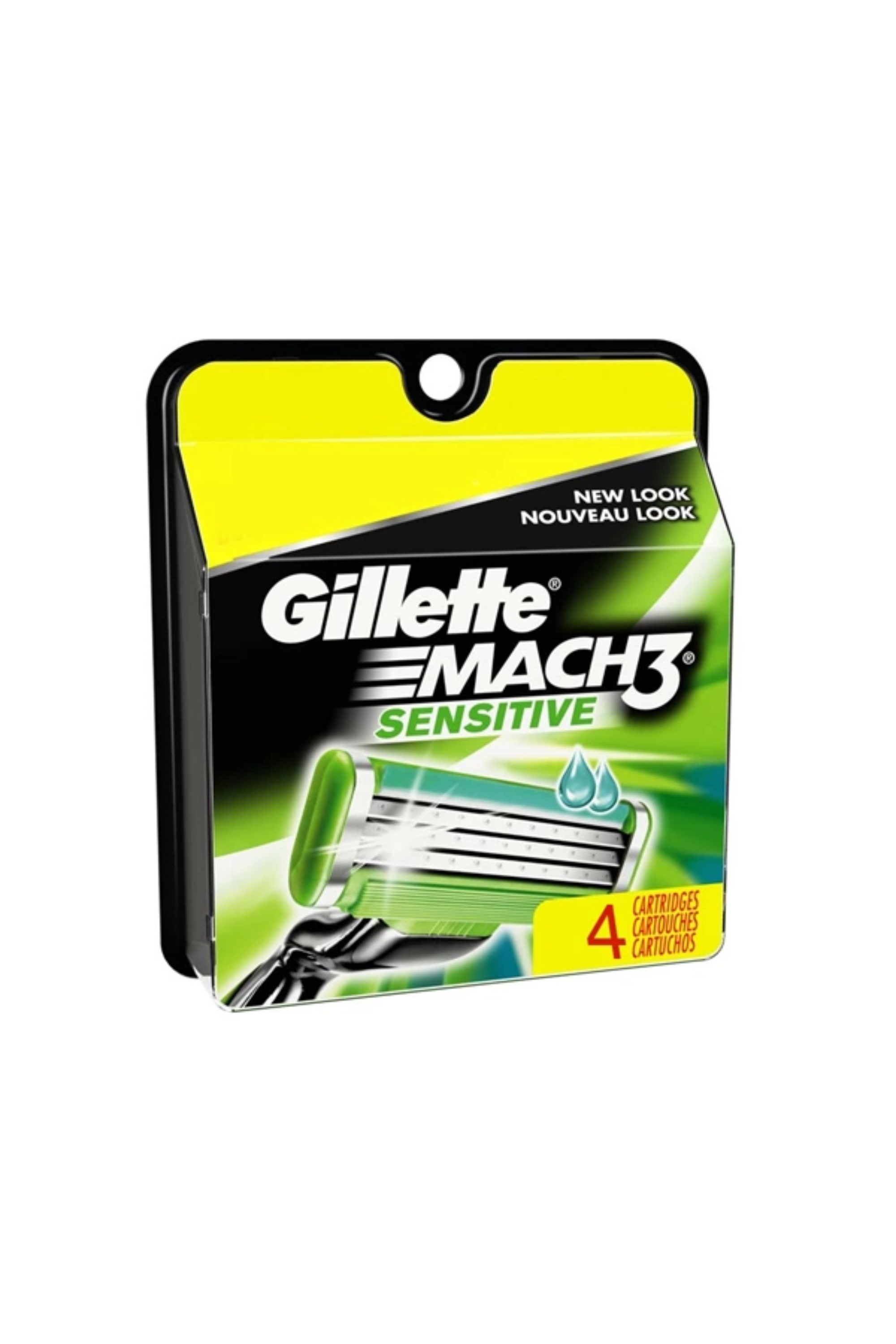 GILLETTE MACH3 SENSITIVE CART 4'S (GG071)
