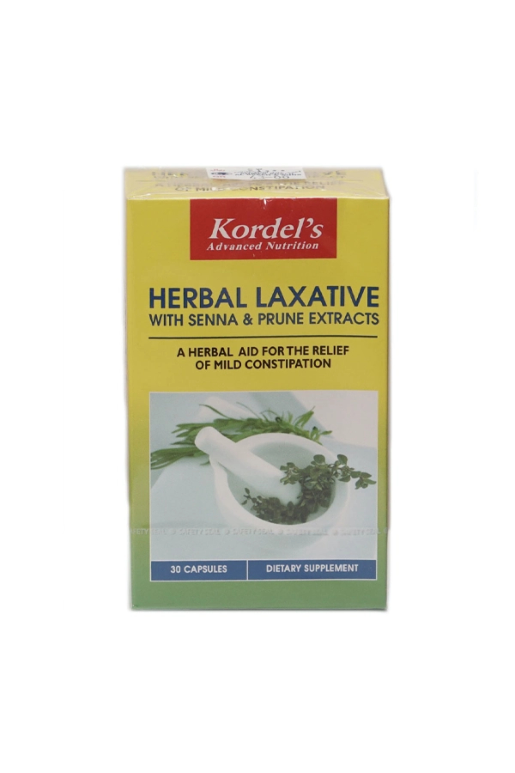 KORDEL'S HERBAL LAXATIVE CAPSULES 30'S