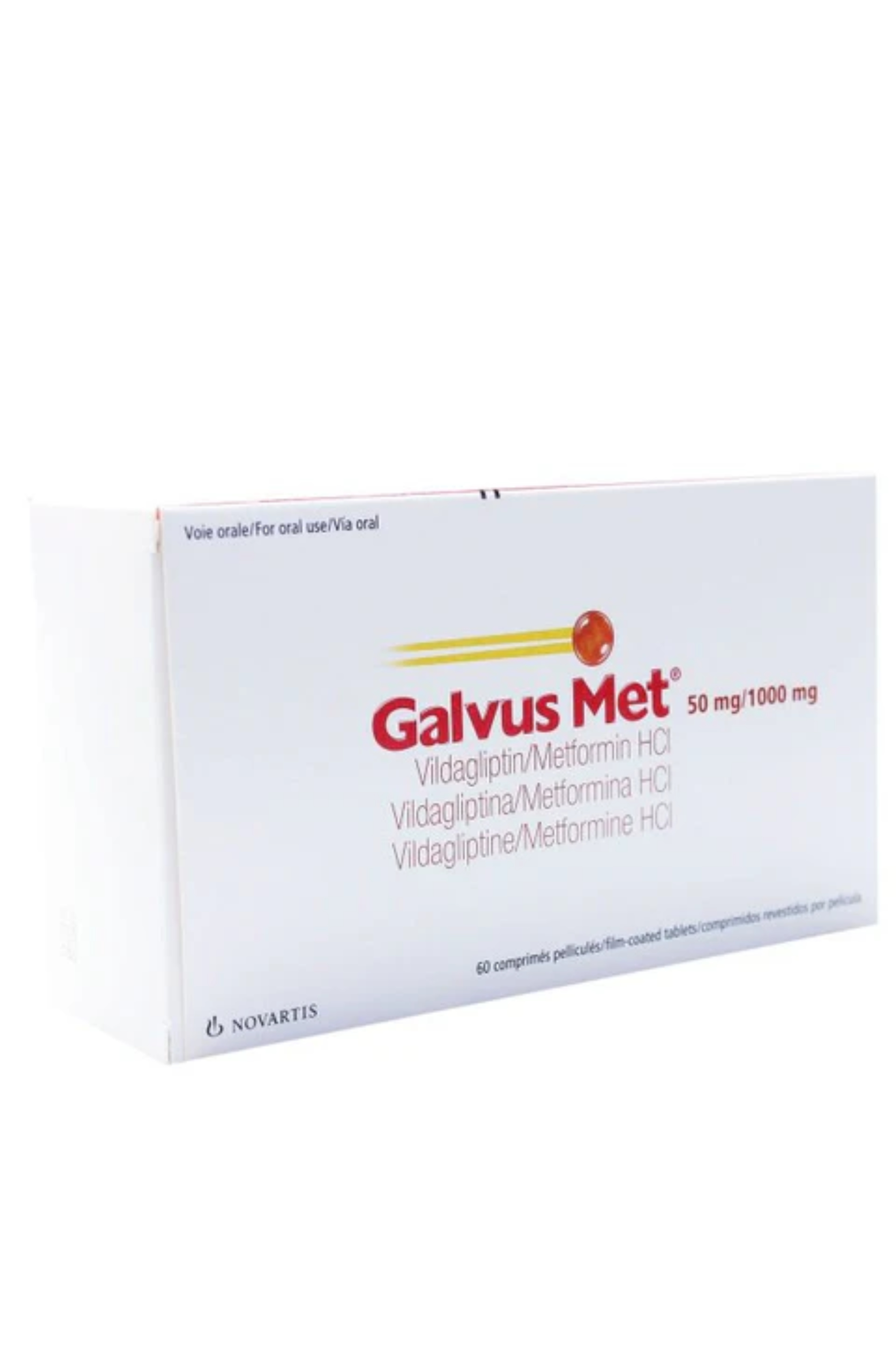 GALVUS MET 50/1000MG TAB 60'S