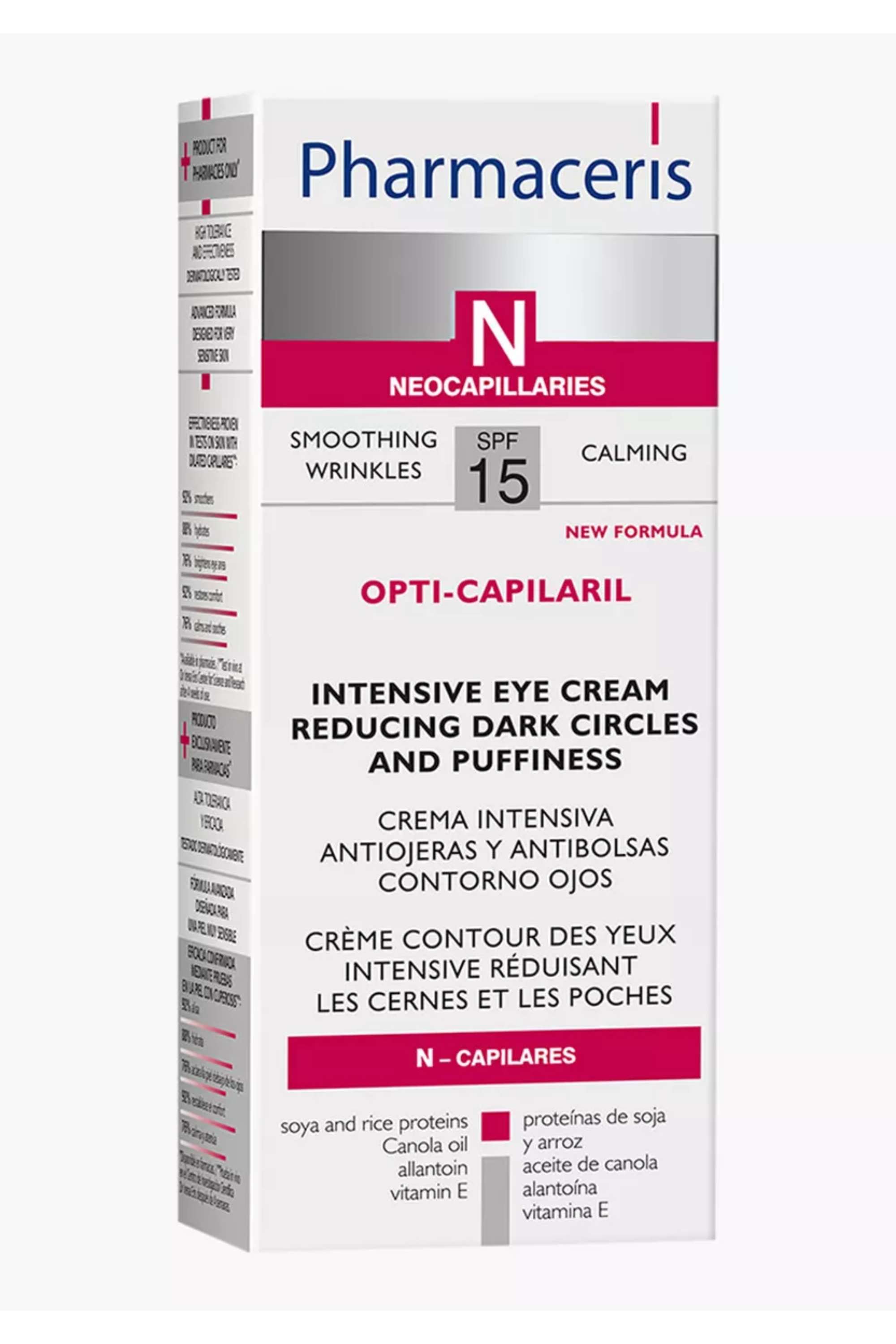 PHARMACERIS OPTI CAPILARIL EYE CREAM 15ML