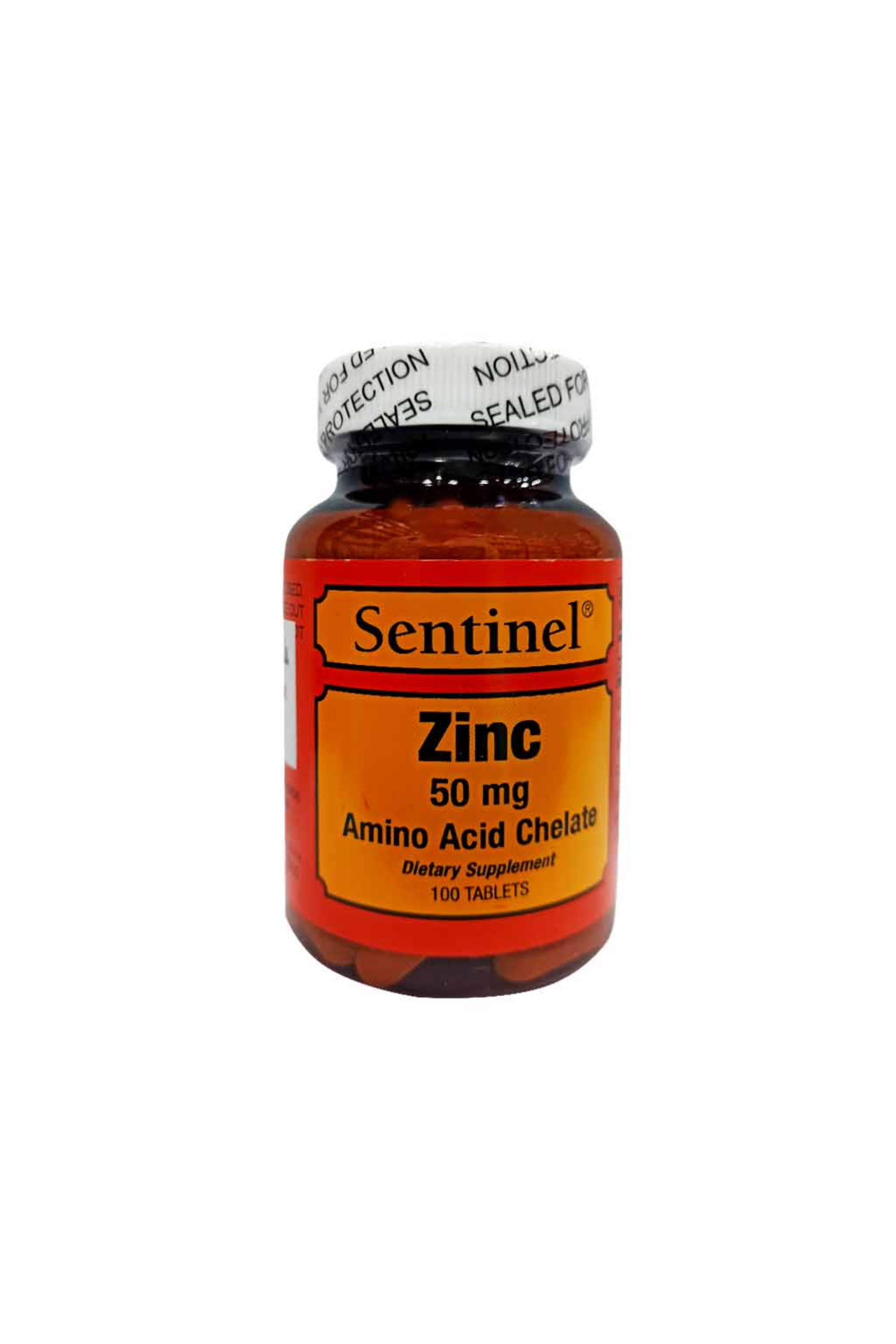 SENTINEL ZINC 50MG TAB 100'S