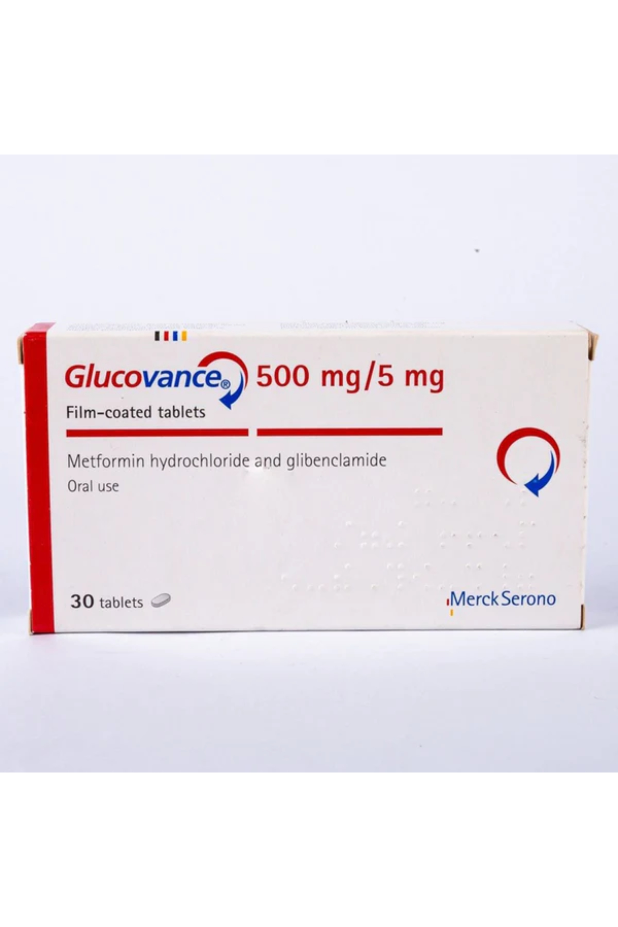 GLUCOVANCE 500MG/5MG 30'S