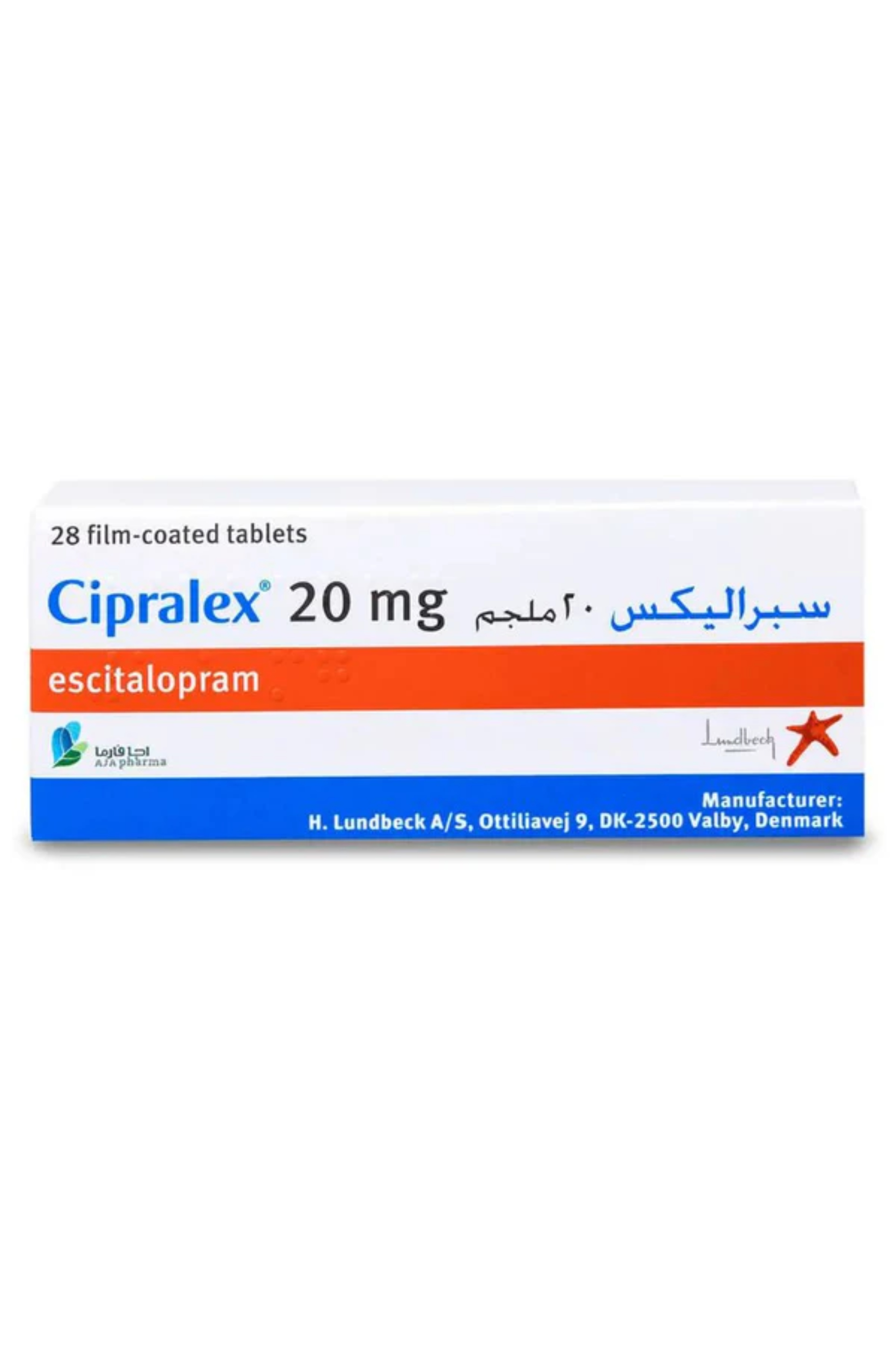CIPRALEX 20MG TAB 28'S