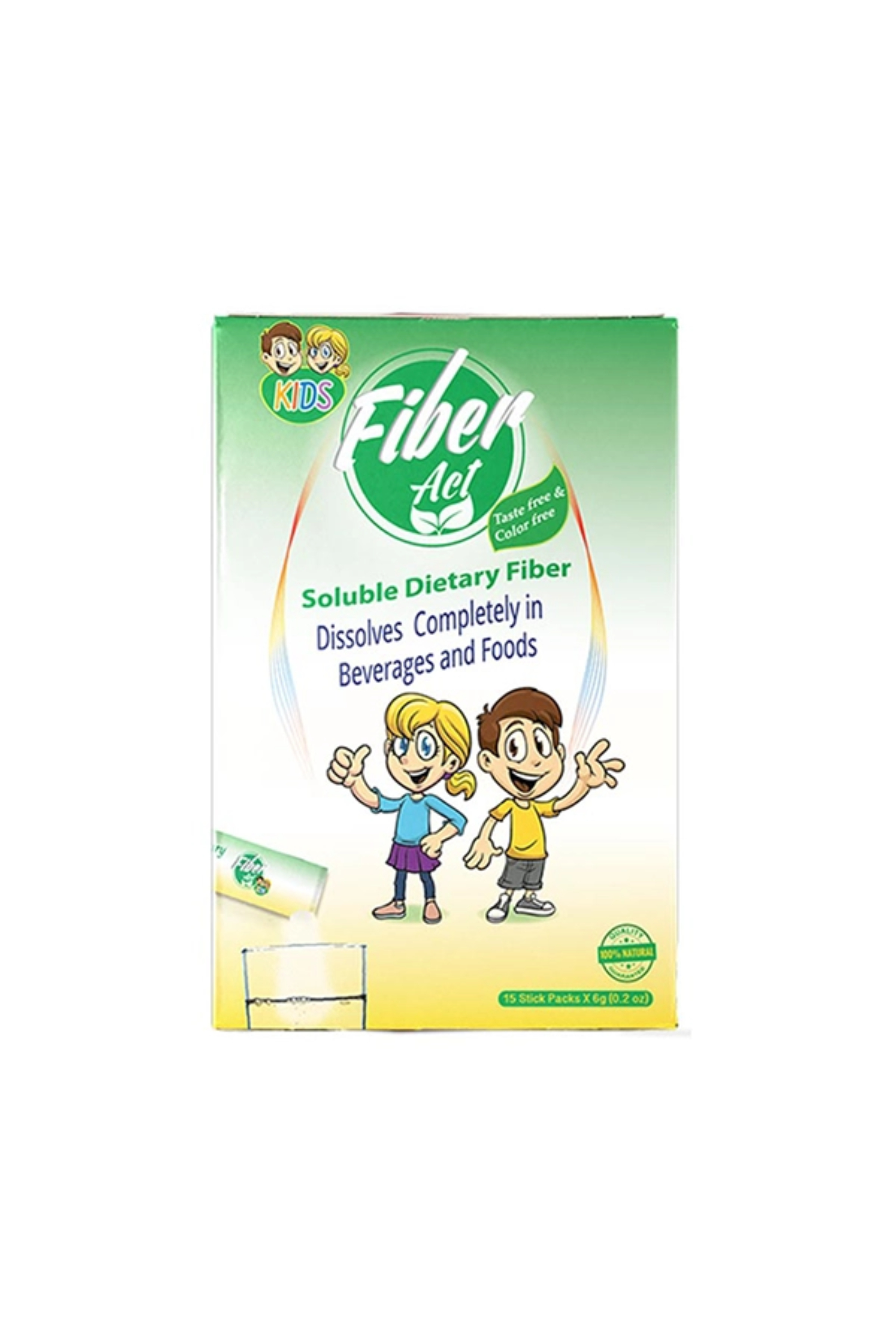 FIBER ACT - KIDS (15 X 6GM STICKS) AF003