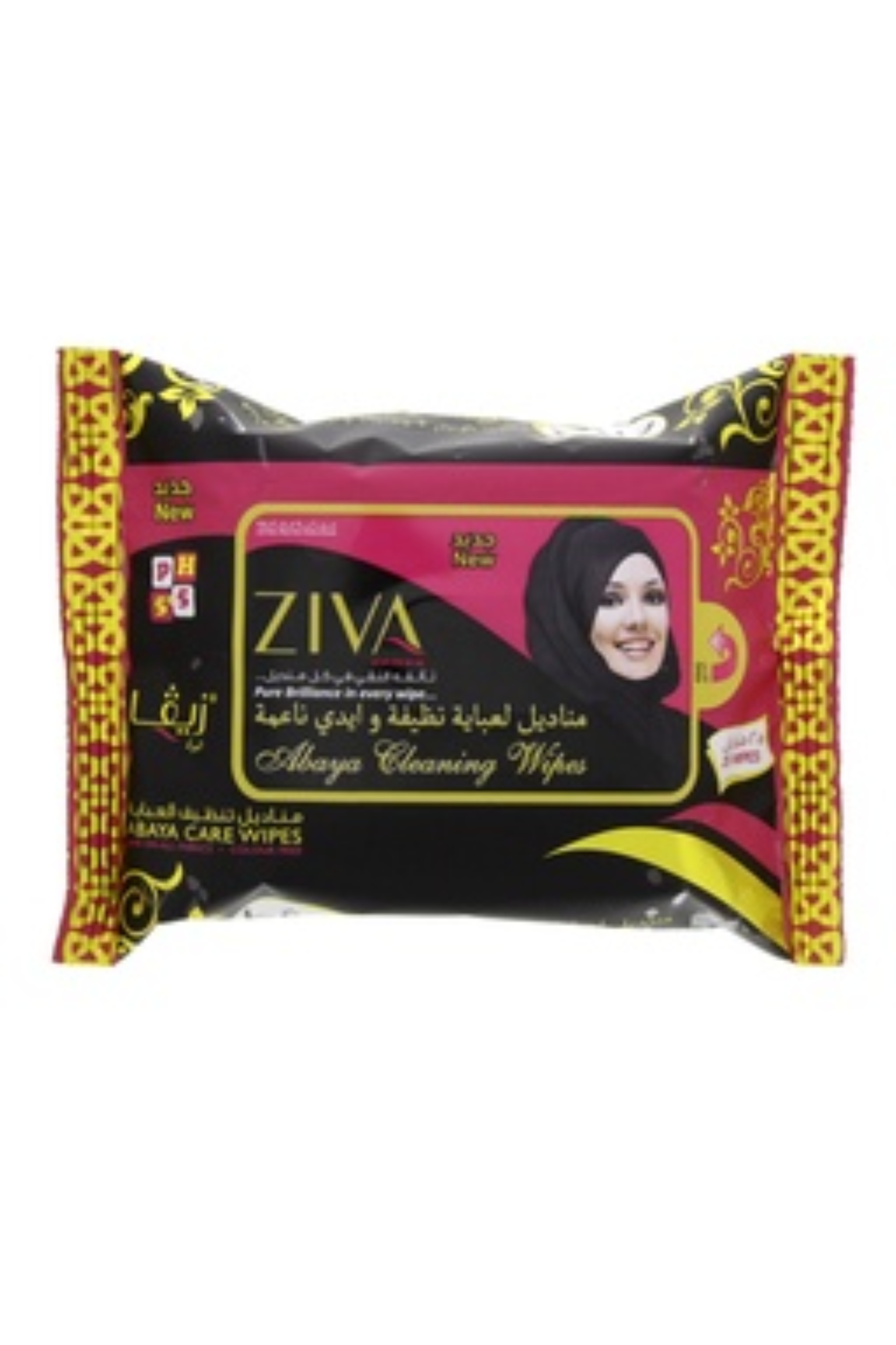 ZIVA ABAYA CARE 25 WIPES FLOWPACK (ZW009)