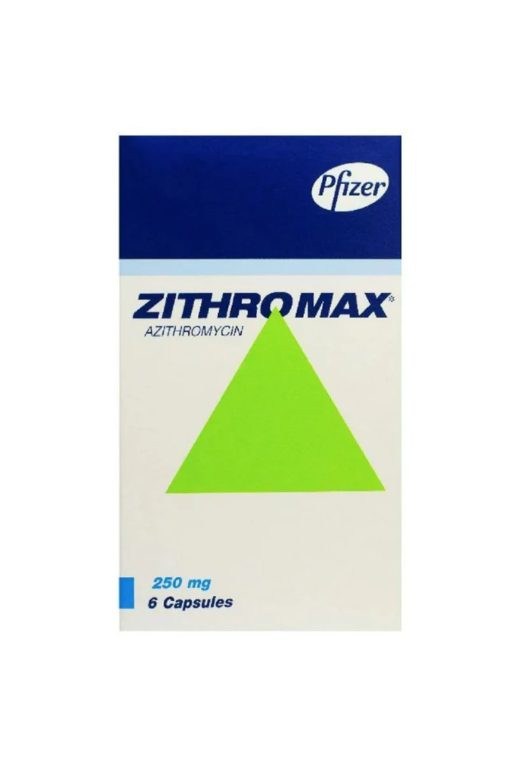 ZITHROMAX 250MG CAP 6'S