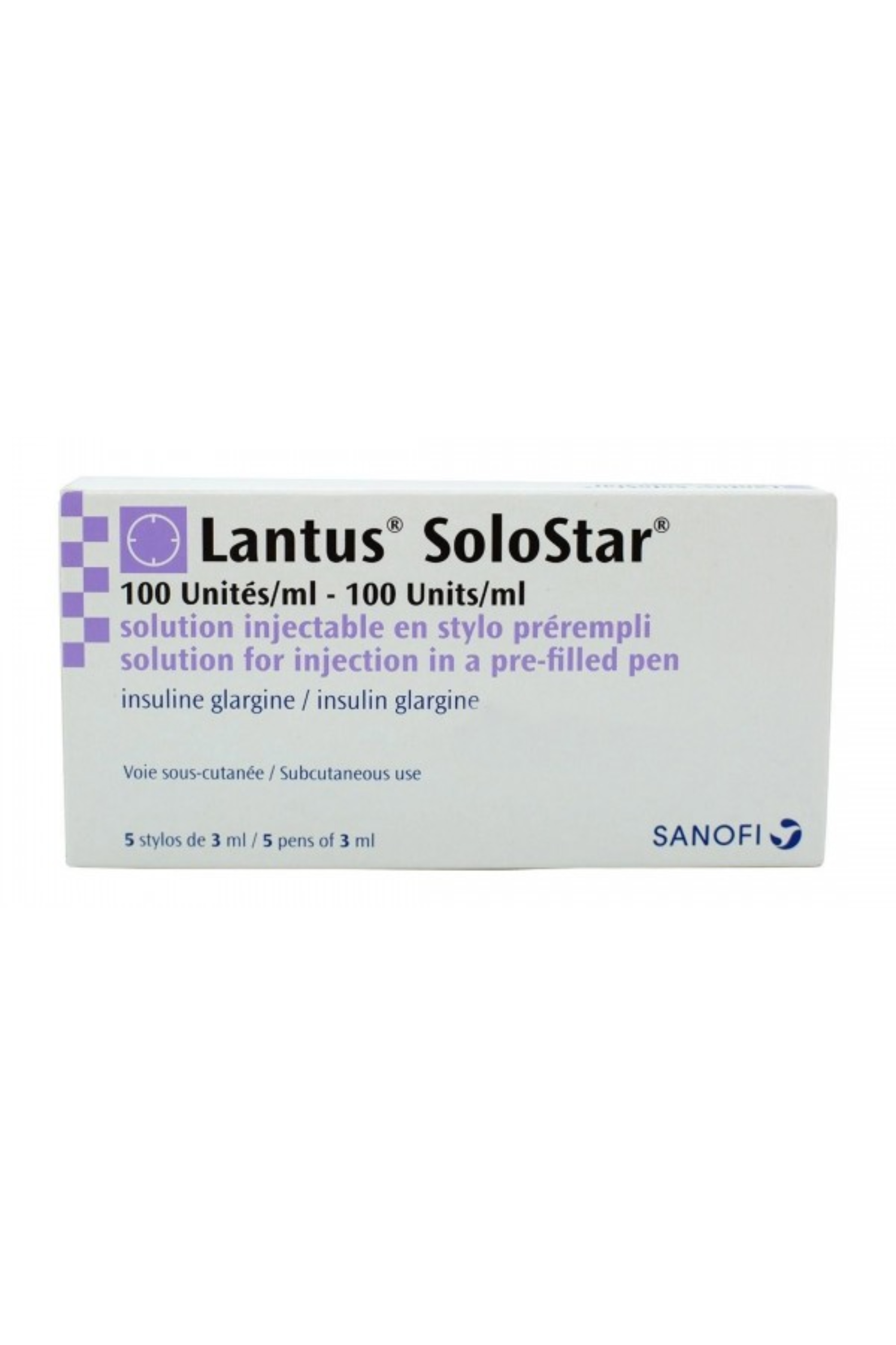 LANTUS SOLOSTAR 100 IU/ML 5 PREFILLED PENS 3ML