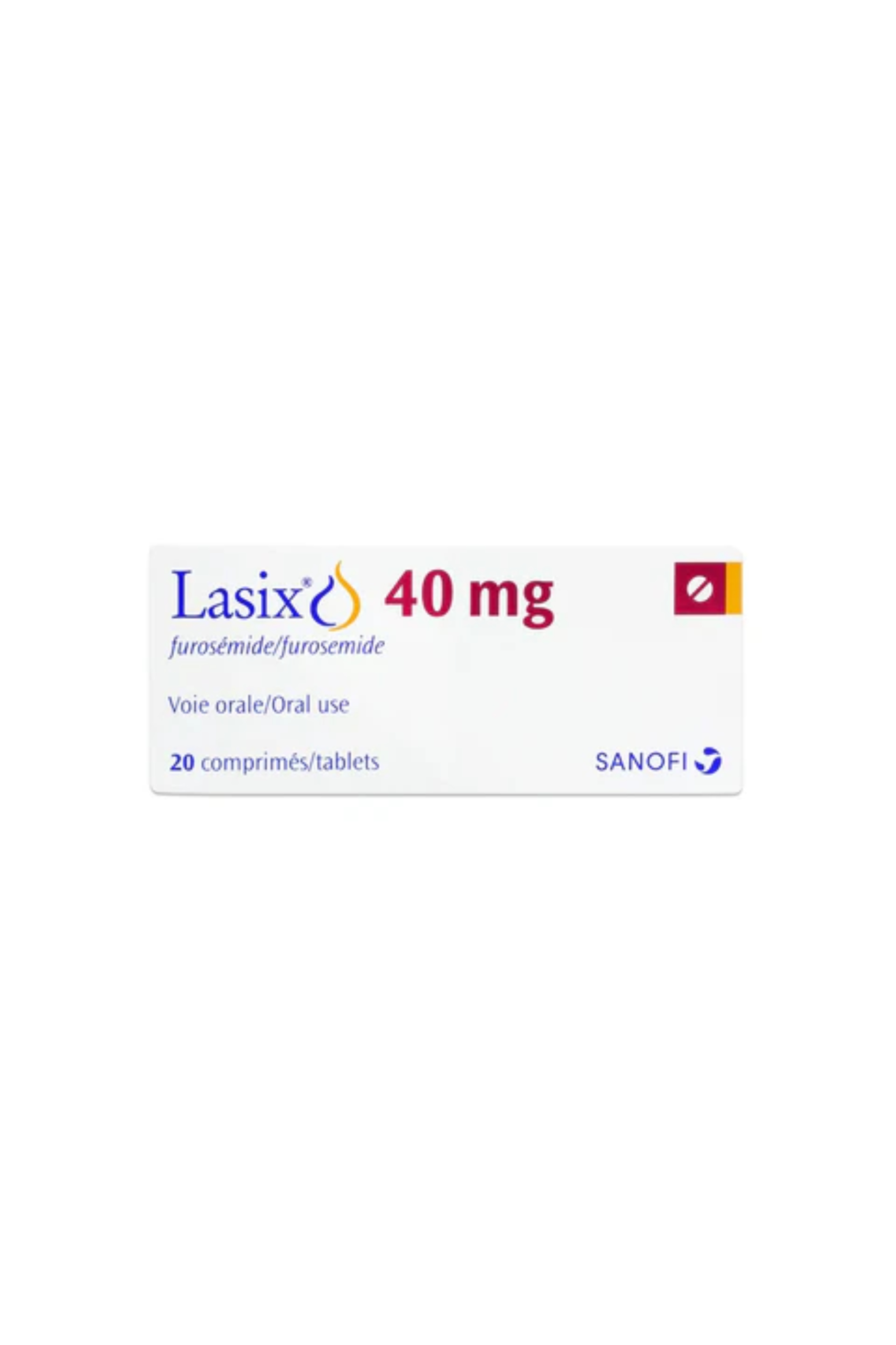 LASIX 40MG TAB 20'S