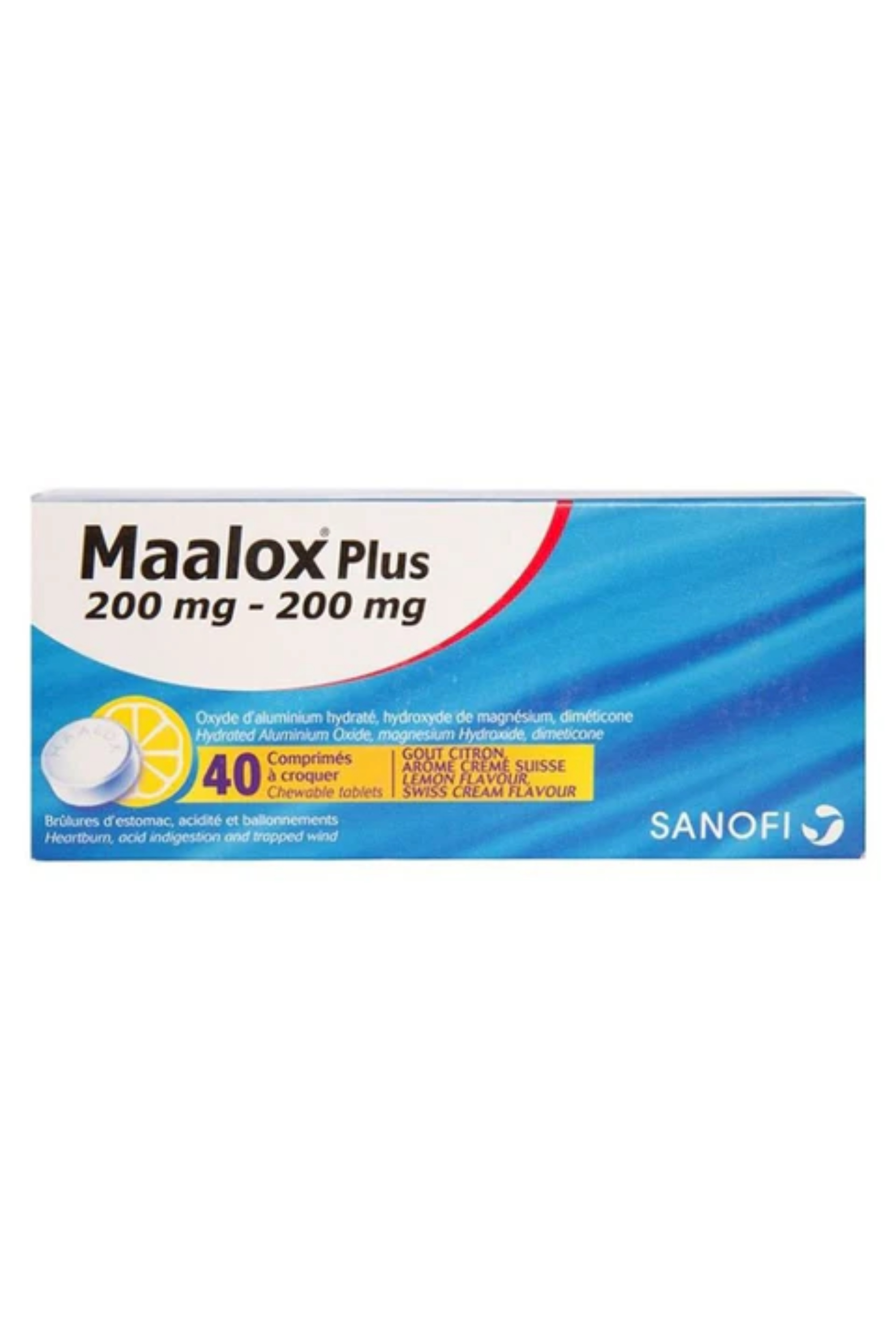 MAALOX PLUS TAB 40'S