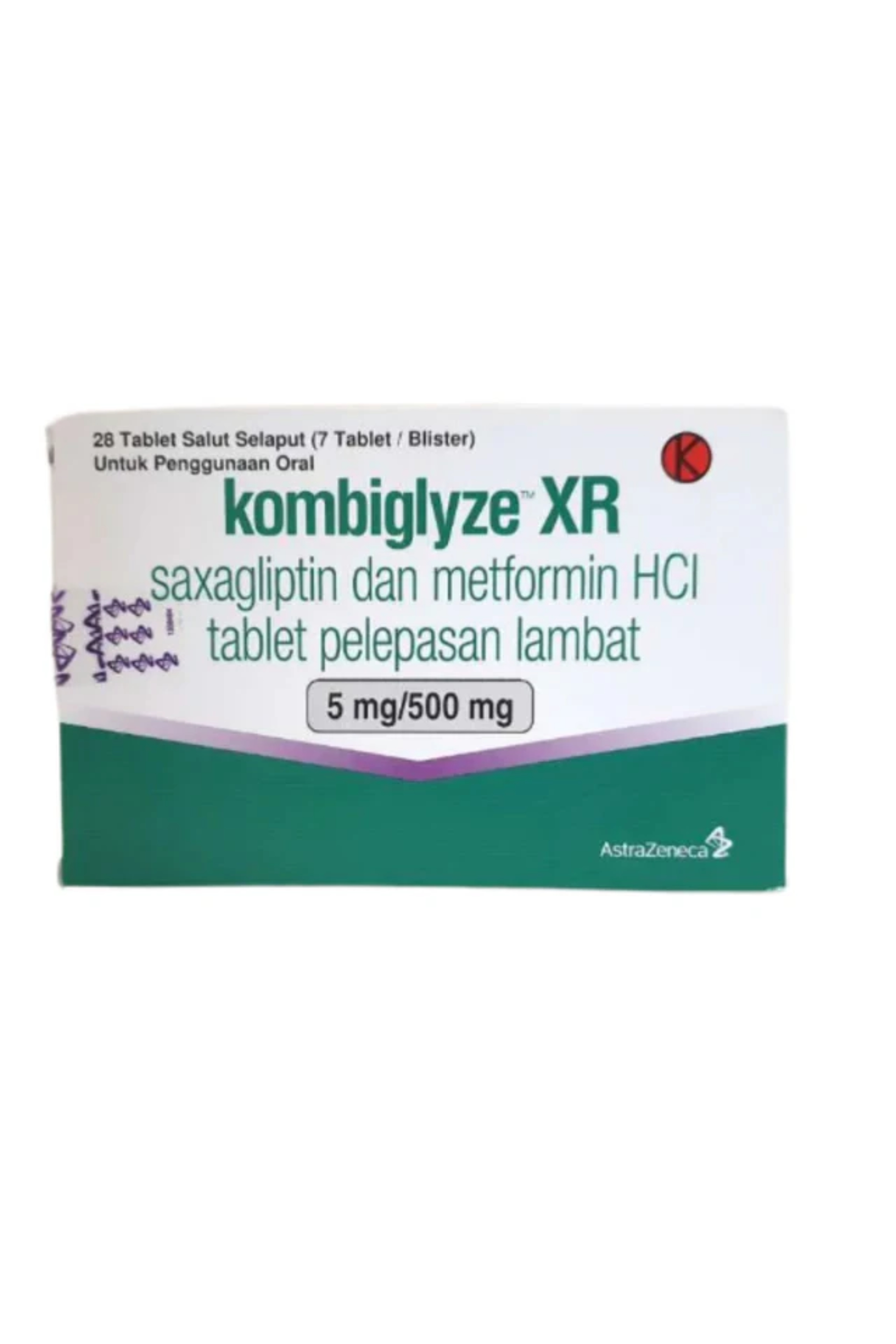 KOMBIGLYZE XR 5/500MG TAB 30'S