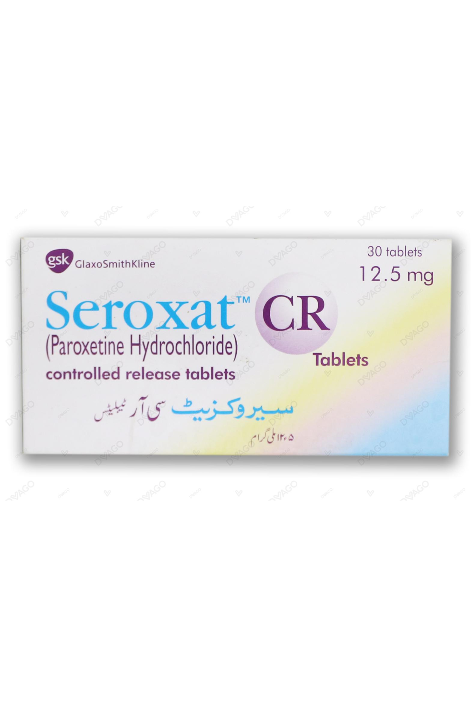 SEROXAT CR 12.5MG TAB 30'S