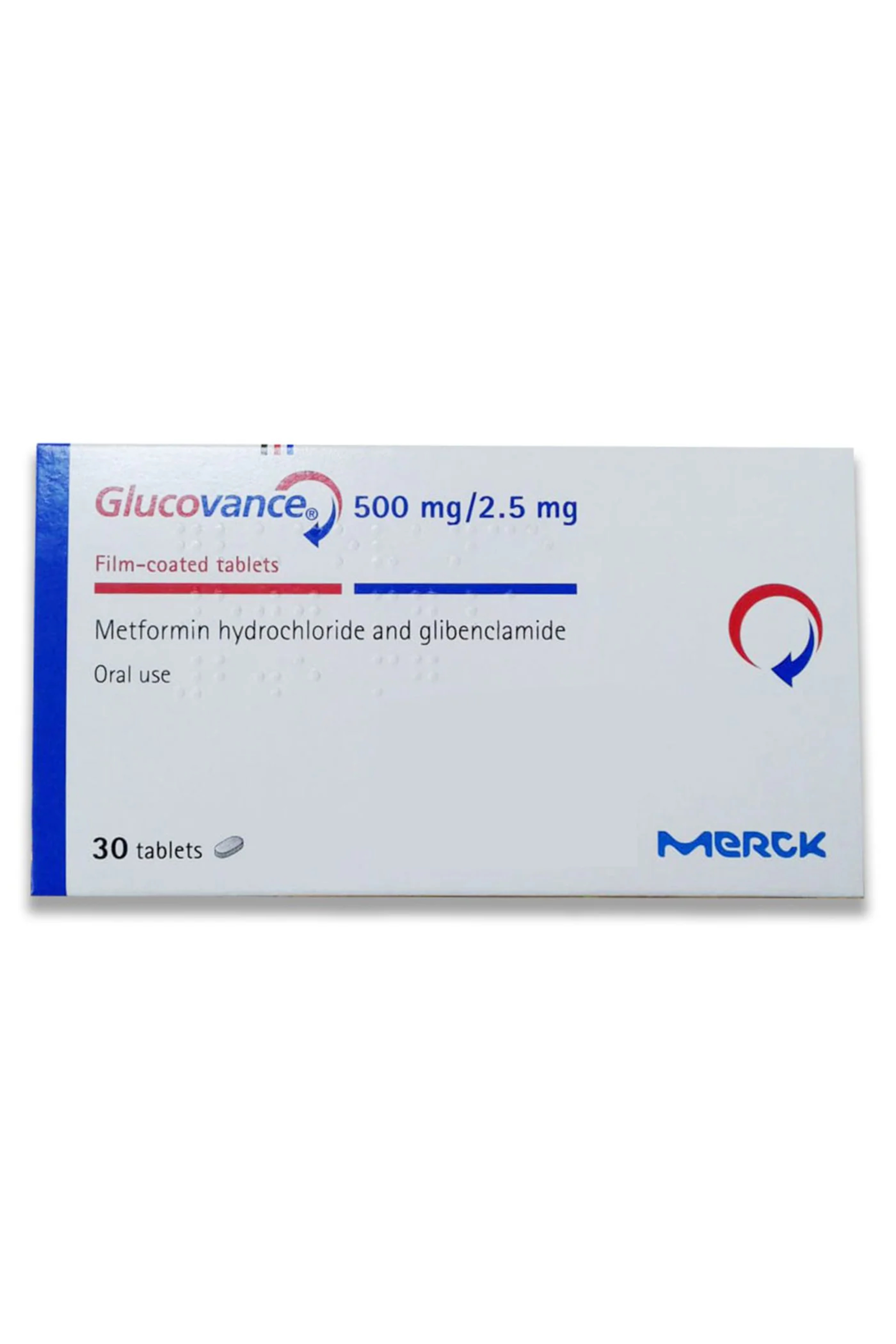 GLUCOVANCE 500MG/2.5MG 30'S