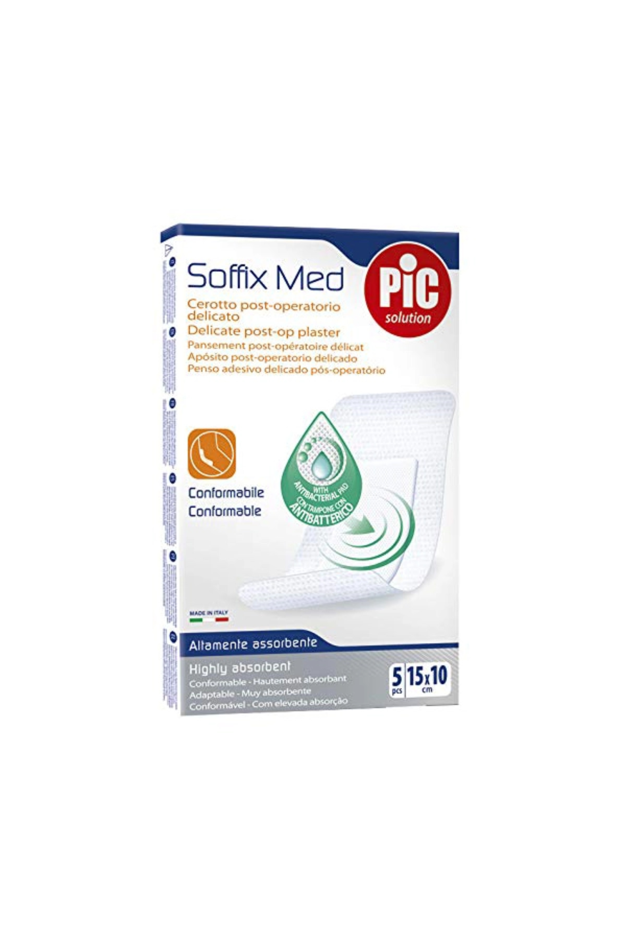 PIC SOFFIX  MED PLAST 15 X 10CM STERILE 5'S (2282809)