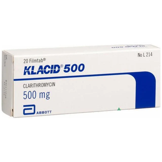 KLACID 500MG TAB 20'S