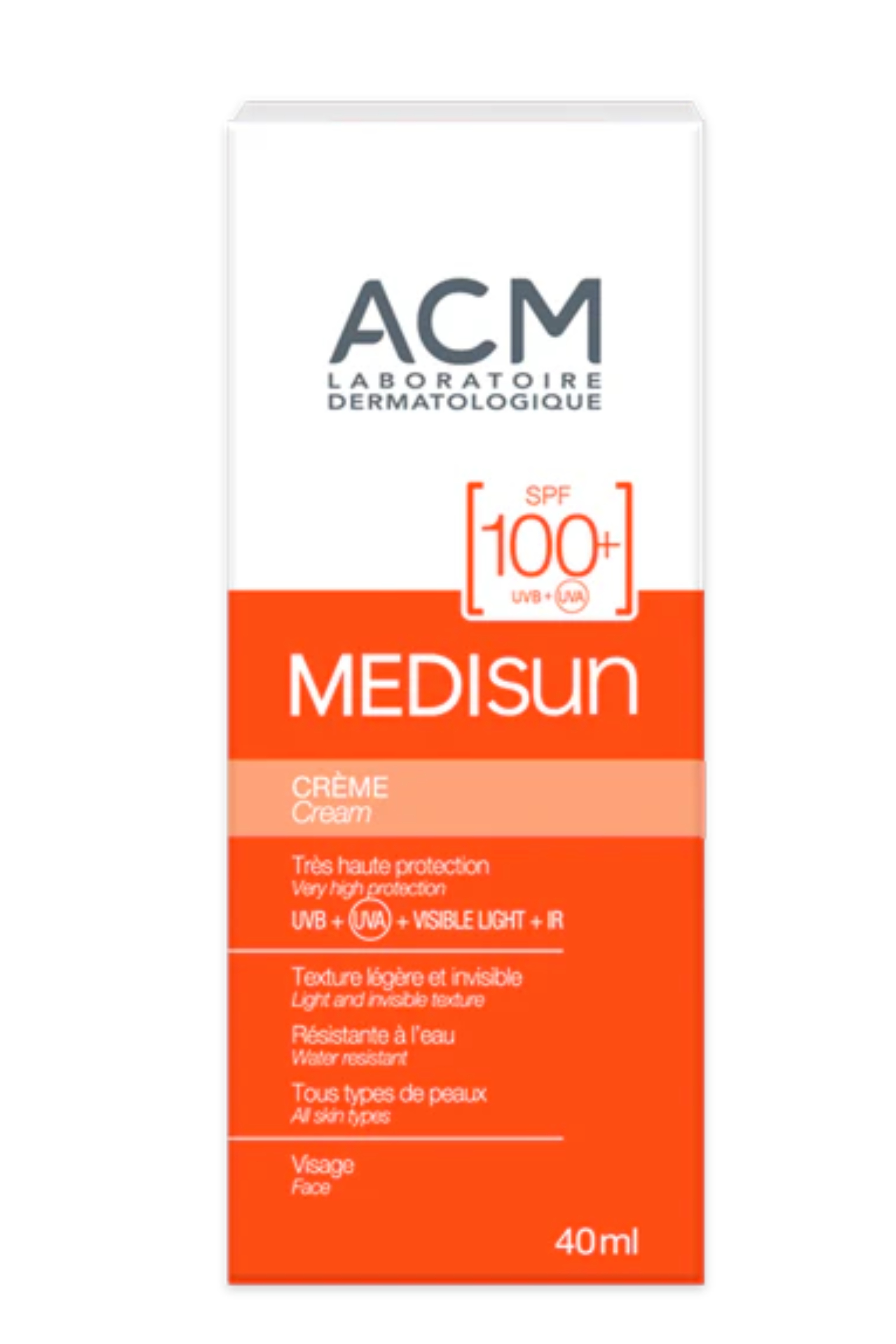 ACM MEDISUN SUNSCREEN CREAM SPF100+ 40ML