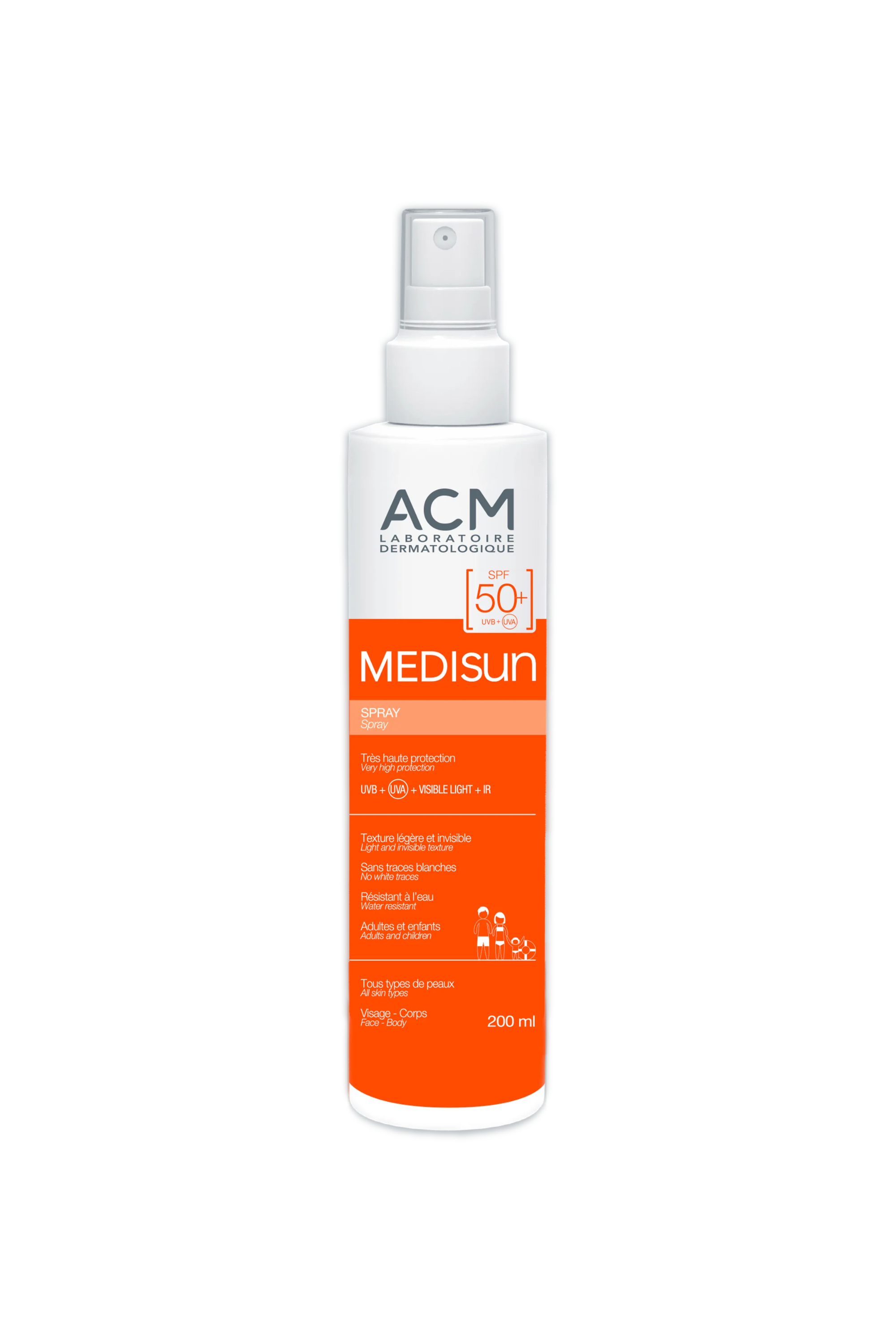 ACM MEDISUN SPF50 + SUN CREEN SPRAY 200ML
