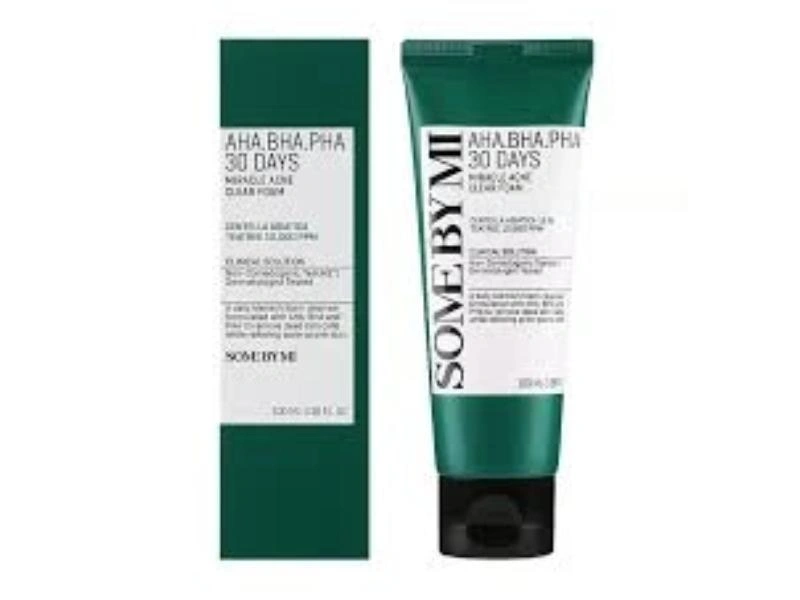SOMEBY MI AHA-BHA-PHA 30 DAYS MIRACLE ACNE CLEAR FOAM 100ML