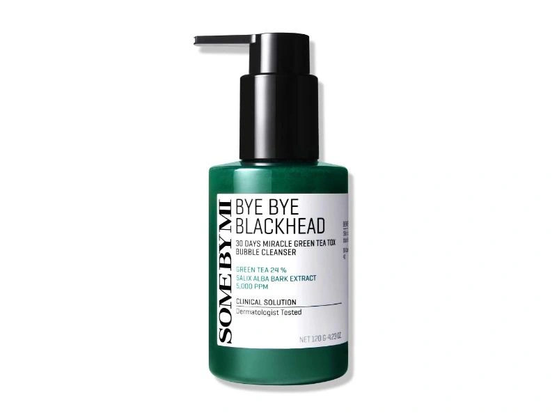 SOME BY MI BYE BYE BLACKHEAD 30 DAYS MIRACLE GREEN TEA TOX BUBBLE CLEANSER