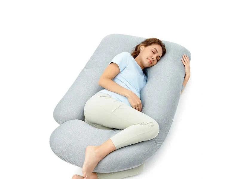 MOMCOZY U SHAPED COOLING FABRIC PREGNANACY PILLOW