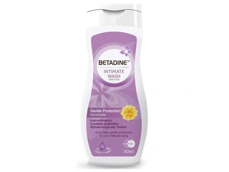 Betadine Intimate Wash Daily Use Gentle Protection Immortelle 50Ml