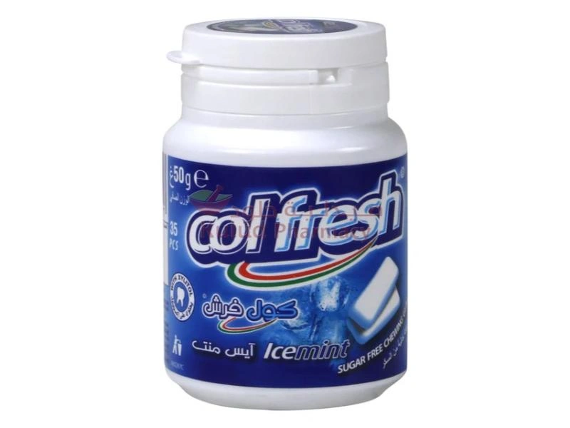 Col Fresh Ice Mint Chewing Gum 50Gm