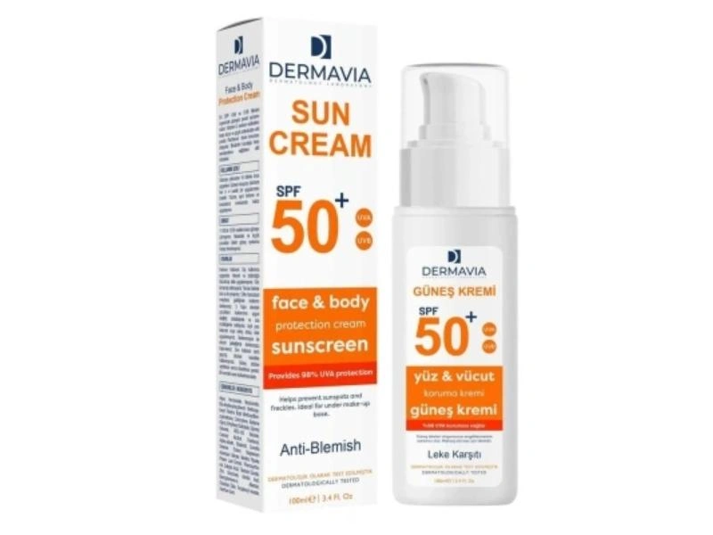 DERMAVIA SPF 50+ SUN CREAM 100ML