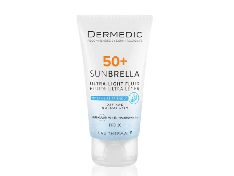 Dermedic  Ultra light Fluid sun screen Spf 50+ Dry & Normal Skin 40Ml 