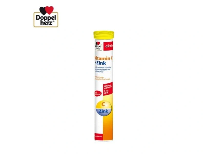Doppelherz Aktiv Vitamin C+ Zn 600Mg Eff Tabs 15'S Pomegrante