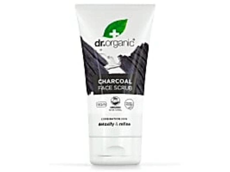 Dr Organic Charcoal Face Scrub 125Ml