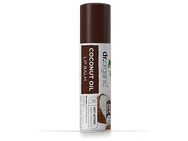 Dr Organic Virgin Coconut Oil Lip Balm Spf 15 5.7Ml