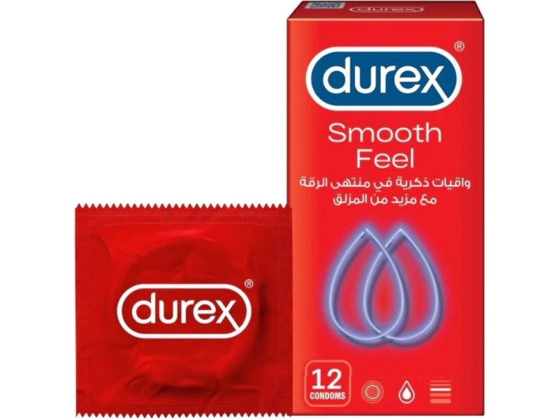 Durex Feel Smooth Ultra Fine With Extra Lube Condom 12'S