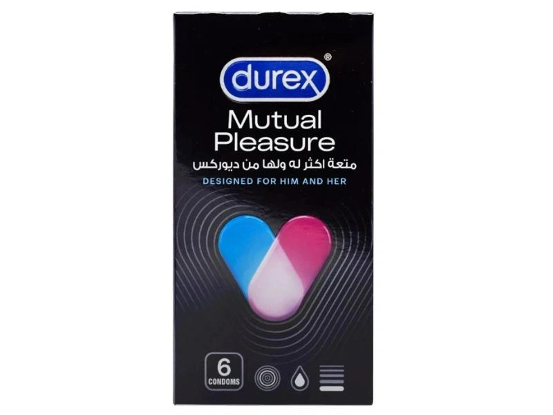 Durex Mutual Pleasure Condoms 6'S