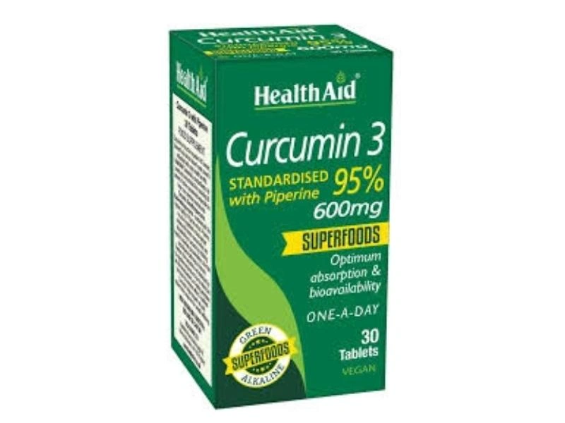 Health Aid Curcumin 3 600Mg Tab 30'S