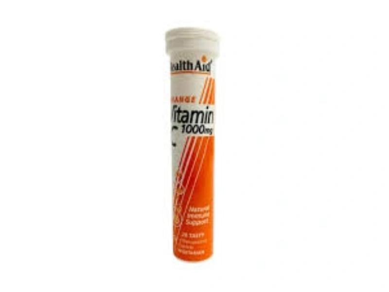 Health Aid Orange Vitamin C 1G Eff . 20 Tab 
