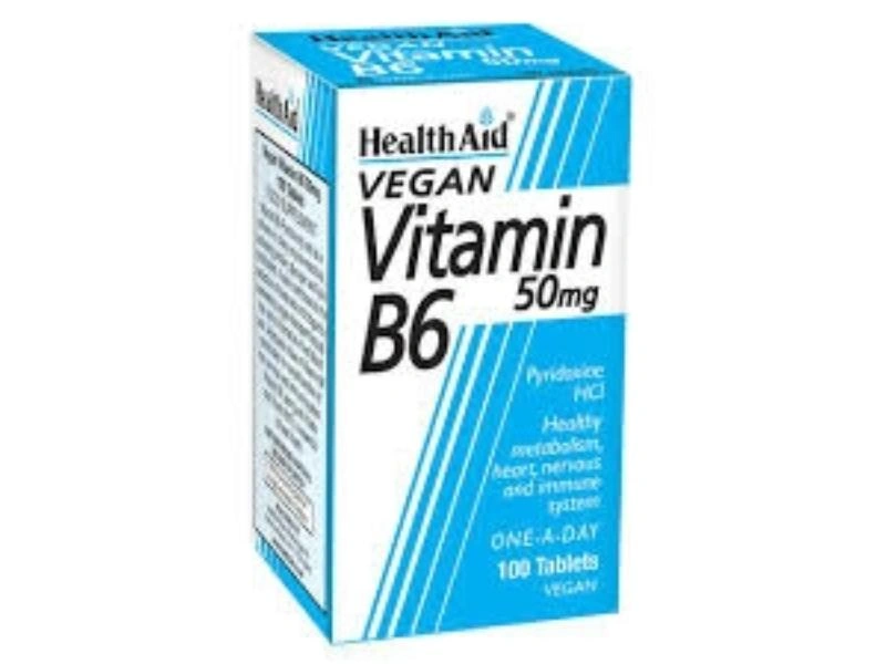 Health Aid Vit B6 50Mg Tab 100'S