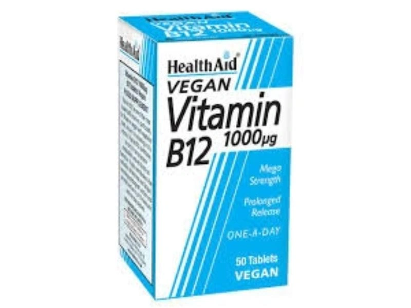 Health Aid Vitamin B12 1000Mg Tab 50'S