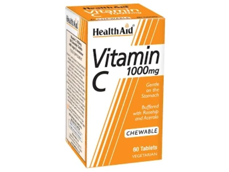 Health Aid Vitamin C 1000Mg Tab 60'S