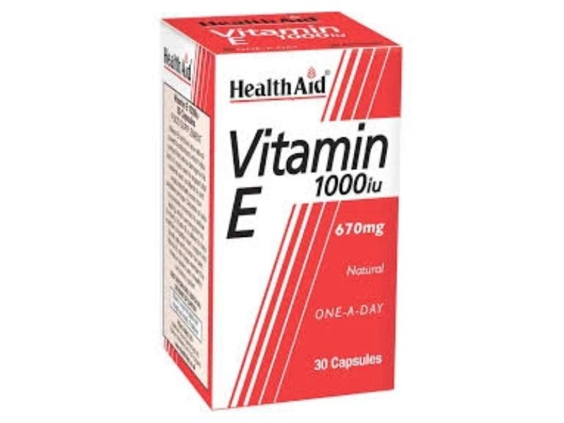 Health Aid Vitamin E 1000Iu  30 Cap 