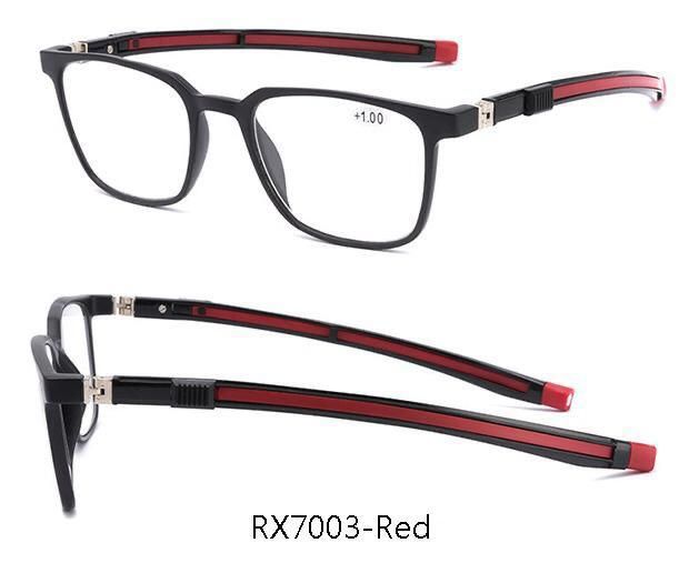 Medical Reading Eye Glasses 100 Eye Wear Black ,Square, Rear Mag  /+3