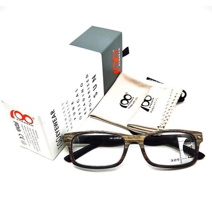 Medical Reading Eye Glasses 100 Eye Wear Black+Tree Bark /+1.5