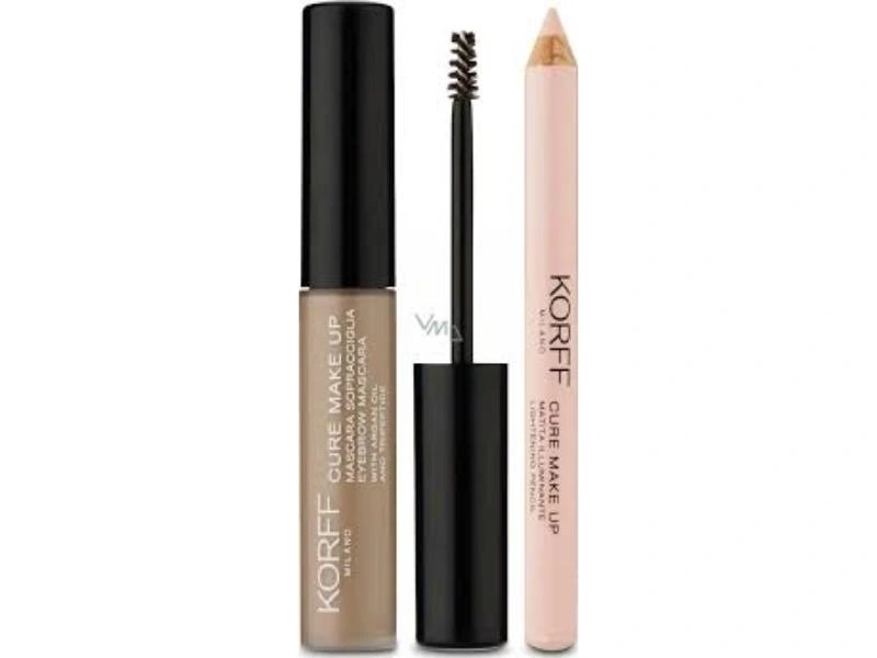 Korff Cure Make Up Kit Eyebrow Mascara 02 4Ml+Lightening Pencil