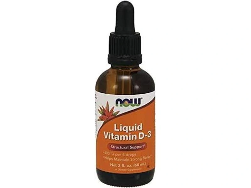 Now Liquid Vitamin D3 400Iu/4 Drops 59Ml Bottle