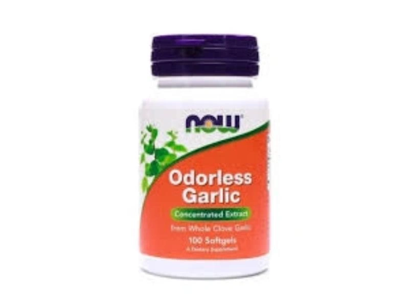 Now Odorless Garlic 100 Softgels
