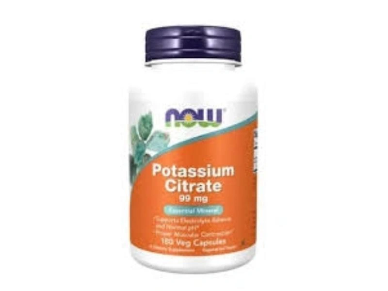 Now Potassium Citrate 99Mg 180 Capsules